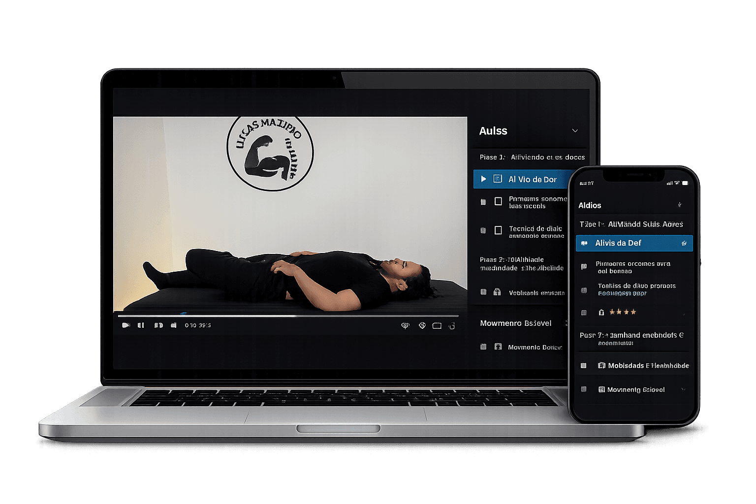 Plataforma online acessivel no computador e celular