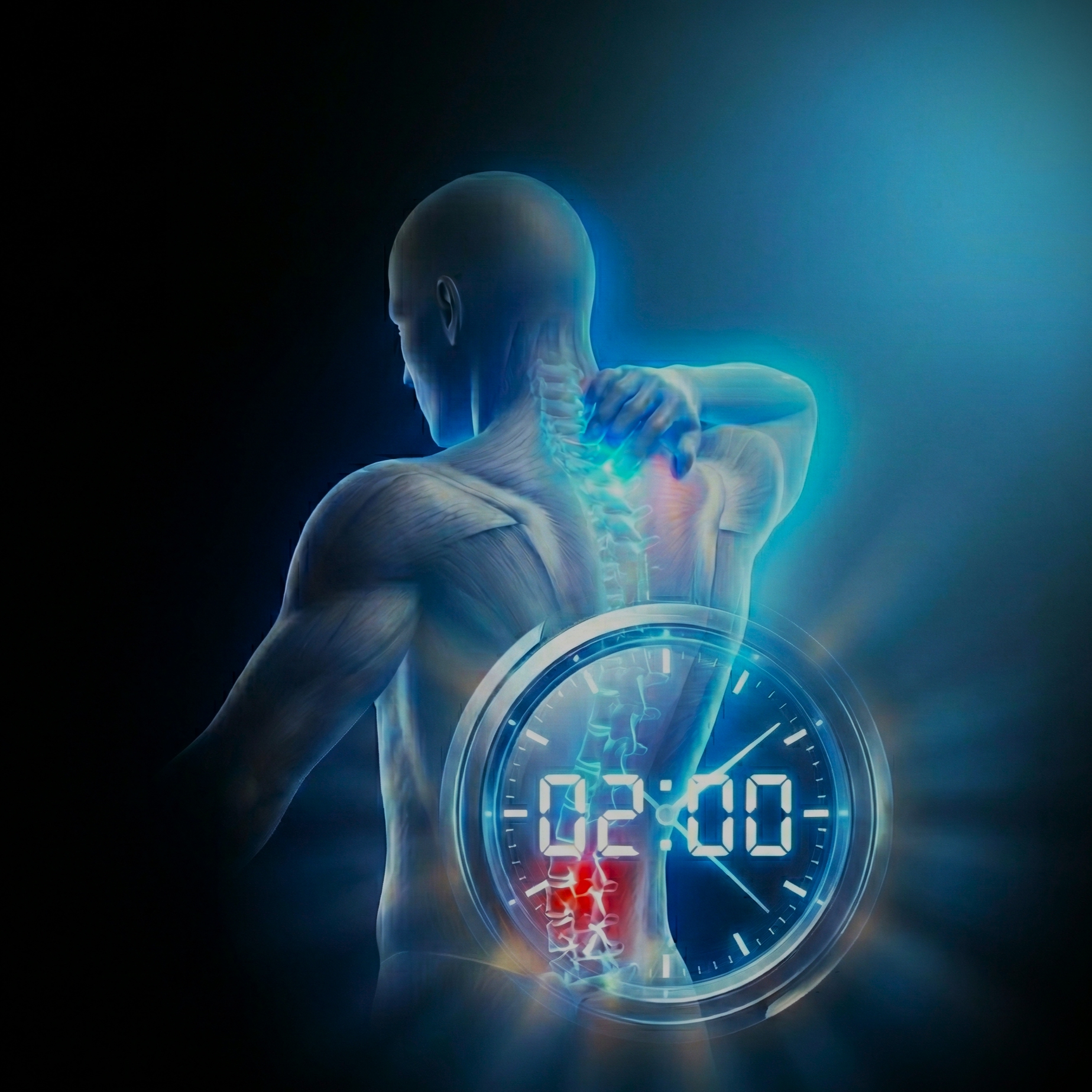 Ilustração do plano de alívio rápido da dor